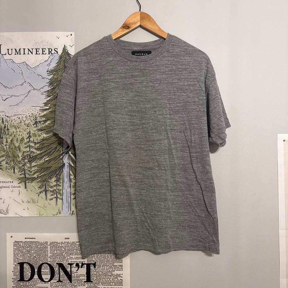 Pacsun men's Gray heather t-shirt